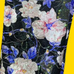 Soie Jacquard perlée